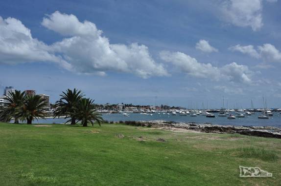 A movimentada marina de Punta del Este, no litoral do Uruguai